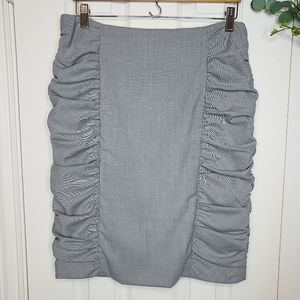 Anthropologie shirred side skirt